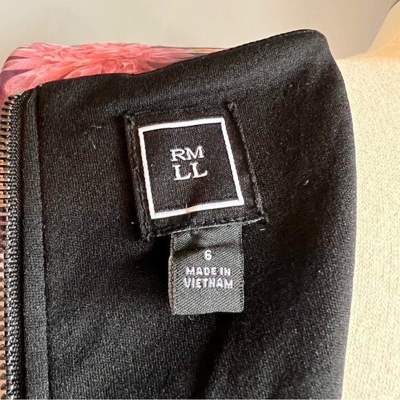 RM LL 6 Multicolor Floral Sleeveless Sheath Dress with Rear Zipper - Picture 9 of 15